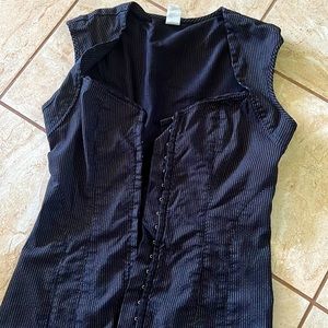 Black and white pinstripe shirt. Med